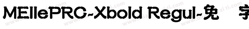 MEllePRC-Xbold Regul字体转换
